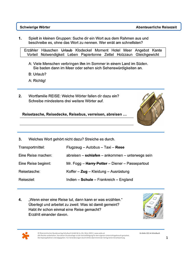 Schwierige Wörter