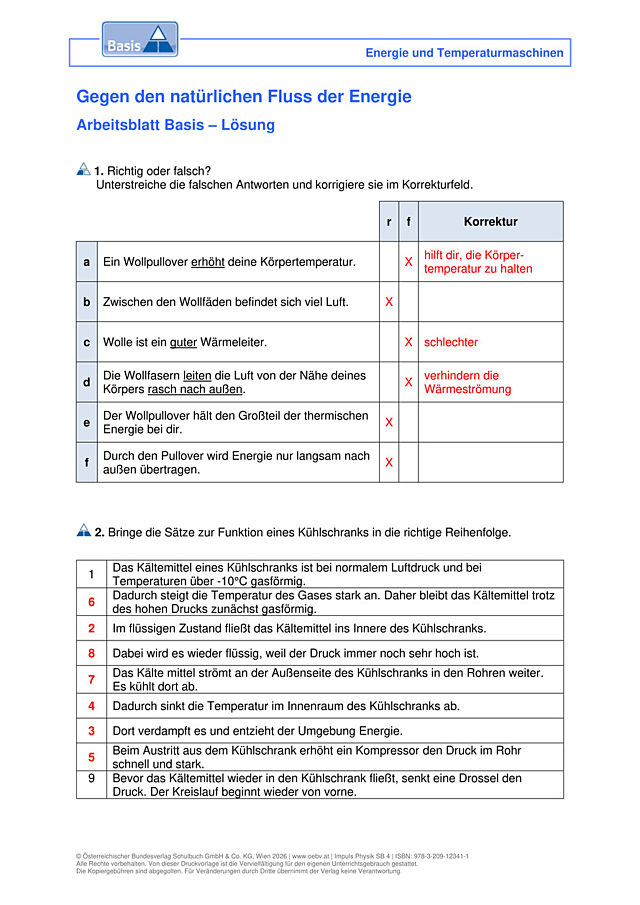 Gegen den natürlichen Fluss der Energie