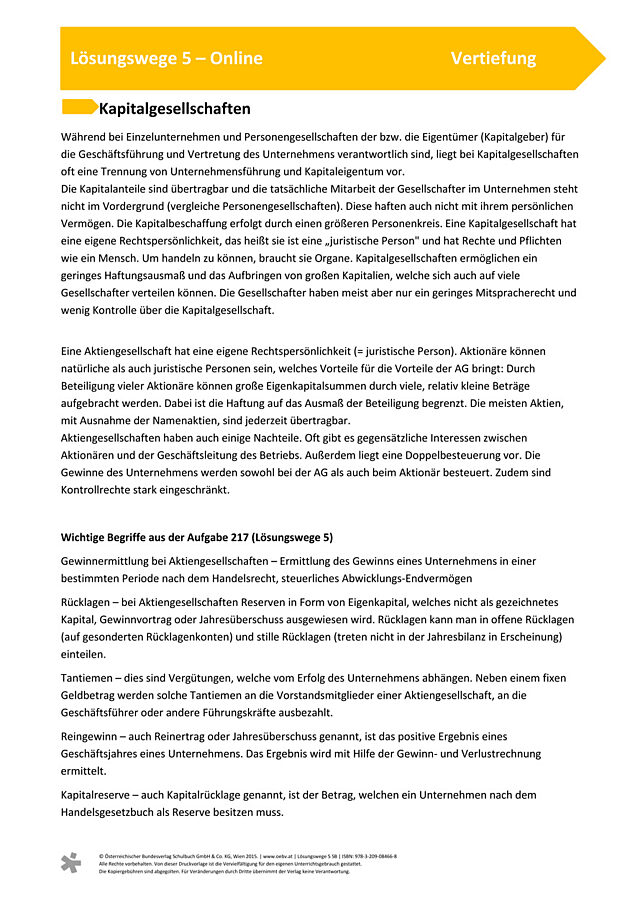 Kapitalgesellschaften