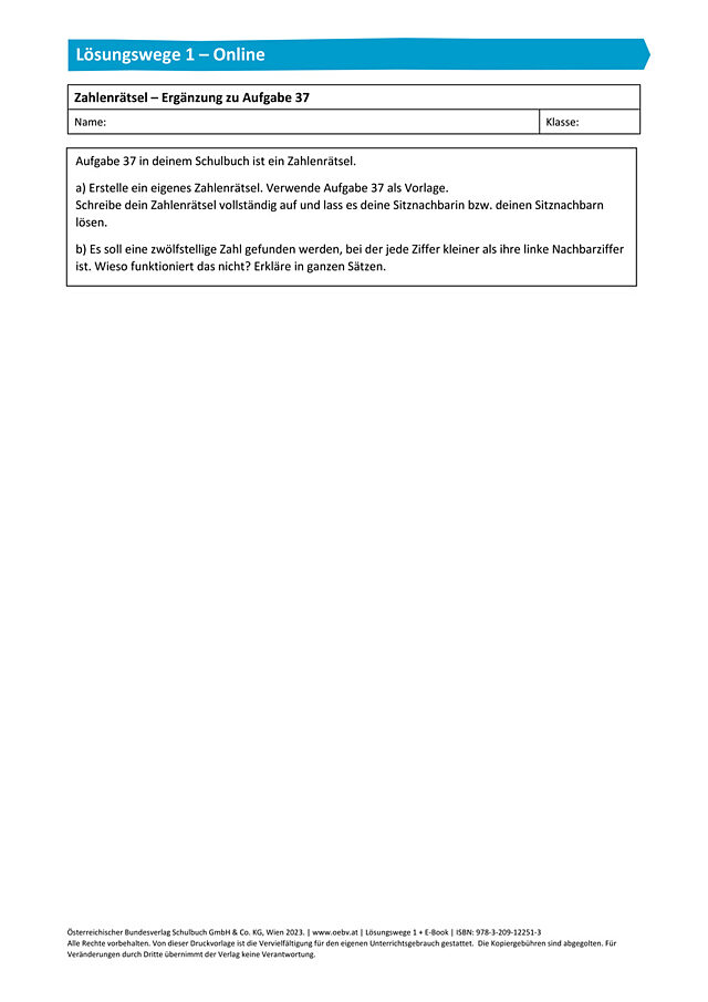 Stellenwerttafel und verschiedene Zahlensysteme