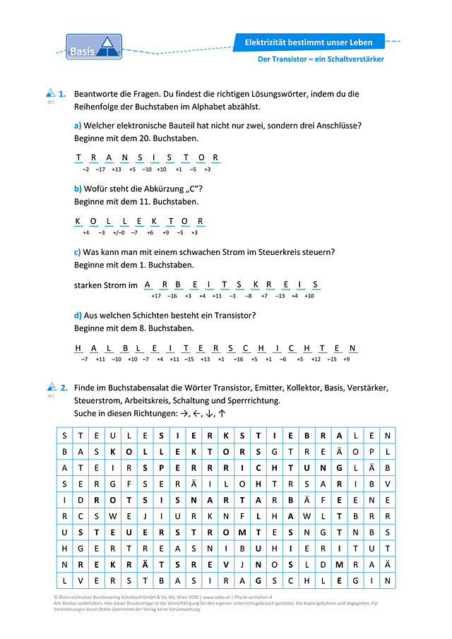 Der Transistor – ein Schaltverstärker