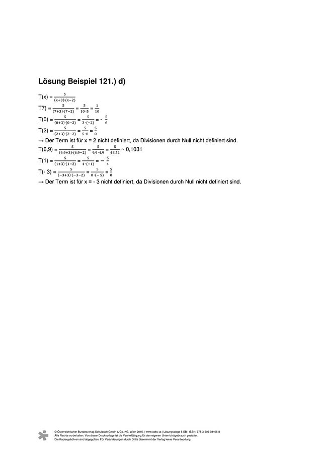 Beispiel 121 d