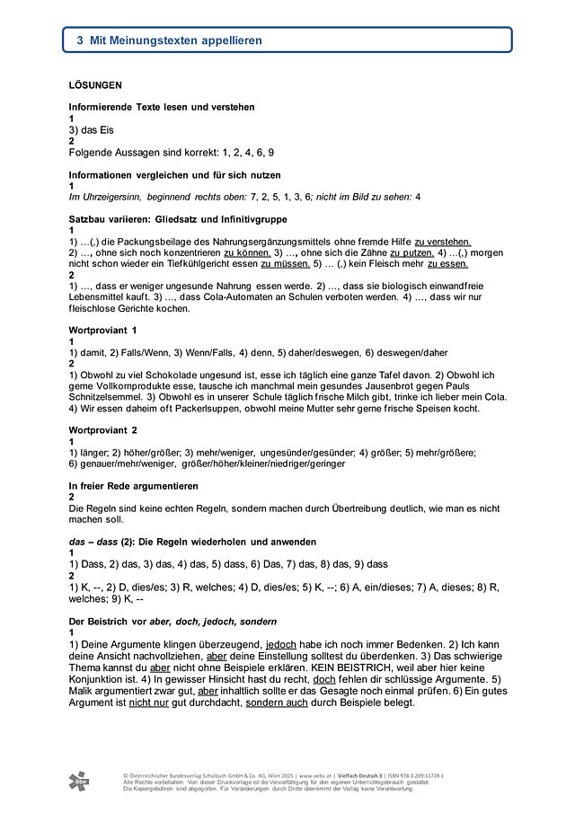 Lösungen Kapitel 3