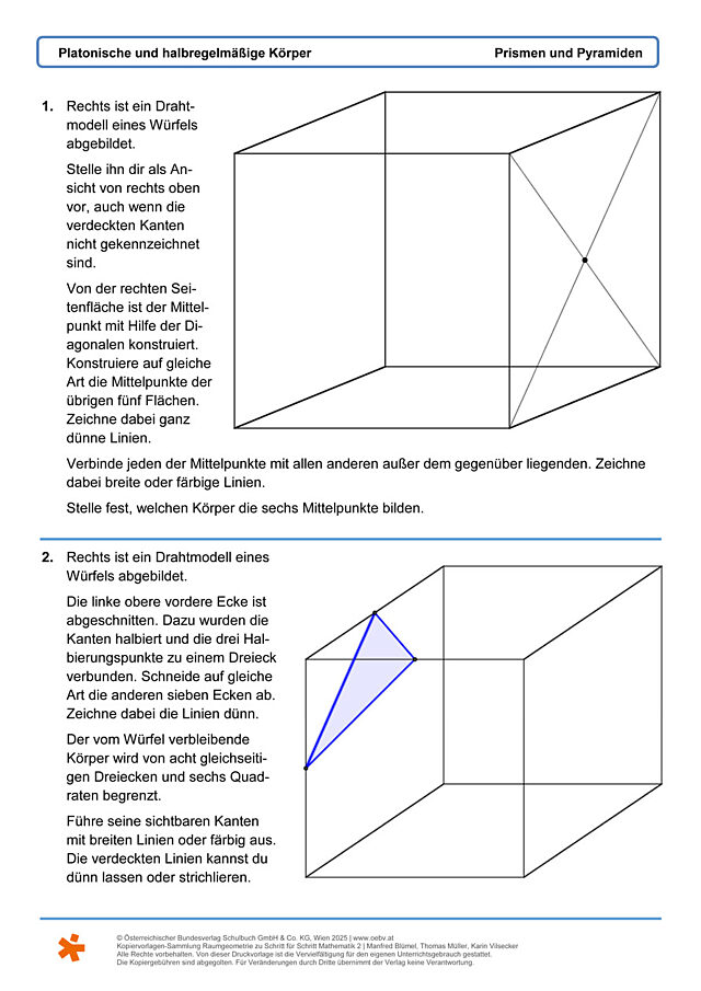 Platonische Koerper 2