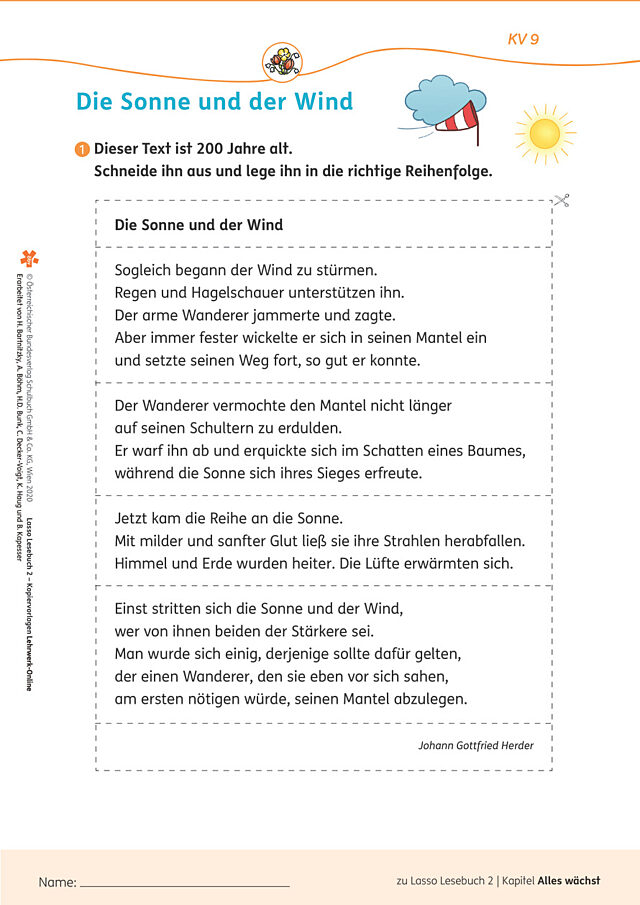 Die Sonne und der Wind