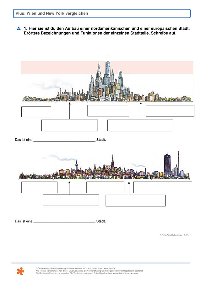 Vergleich: Wien - New York