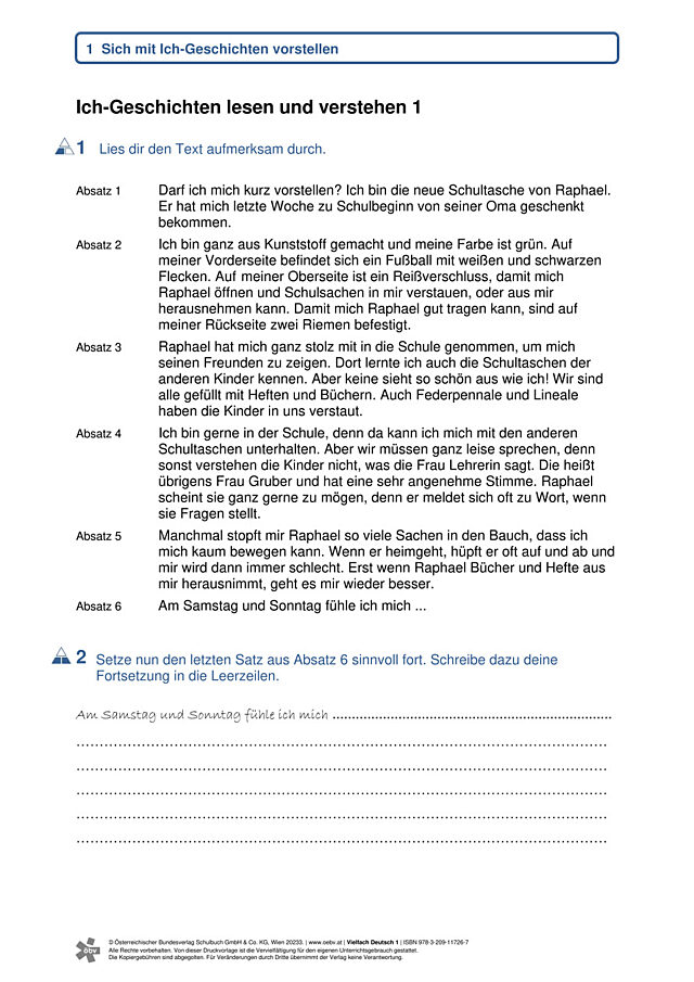 Ich-Geschichten lesen