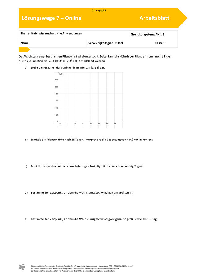 Naturwissenschaftiche Anwendungen