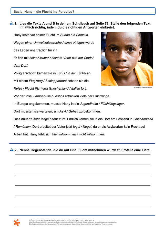 Flucht ins Paradies?
