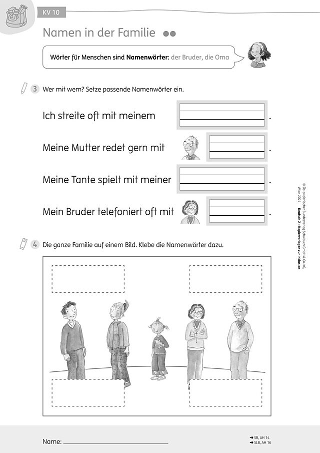 Namen in der Familie 2