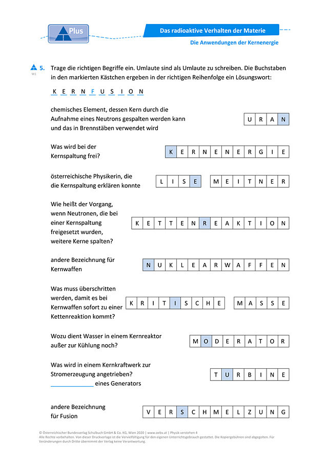 Die Anwendungen der Kernenergie