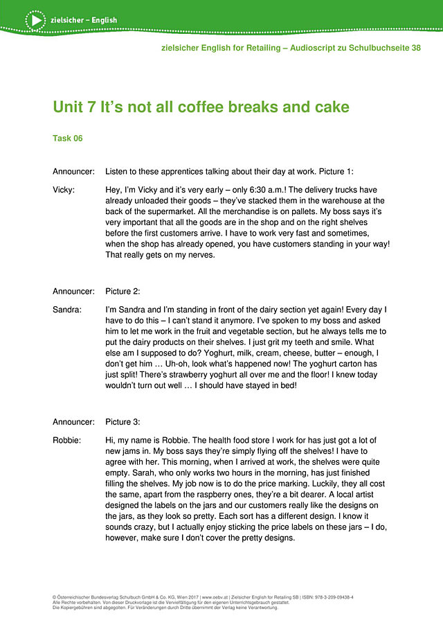 It’s not all coffee breaks and cake