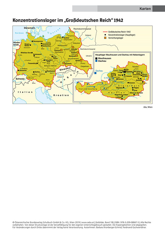 Konzentrationslager im „Großdeutschen Reich“ 1942