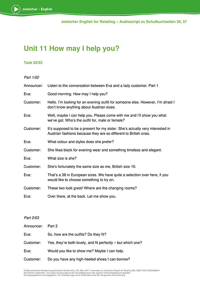 How may I help you?