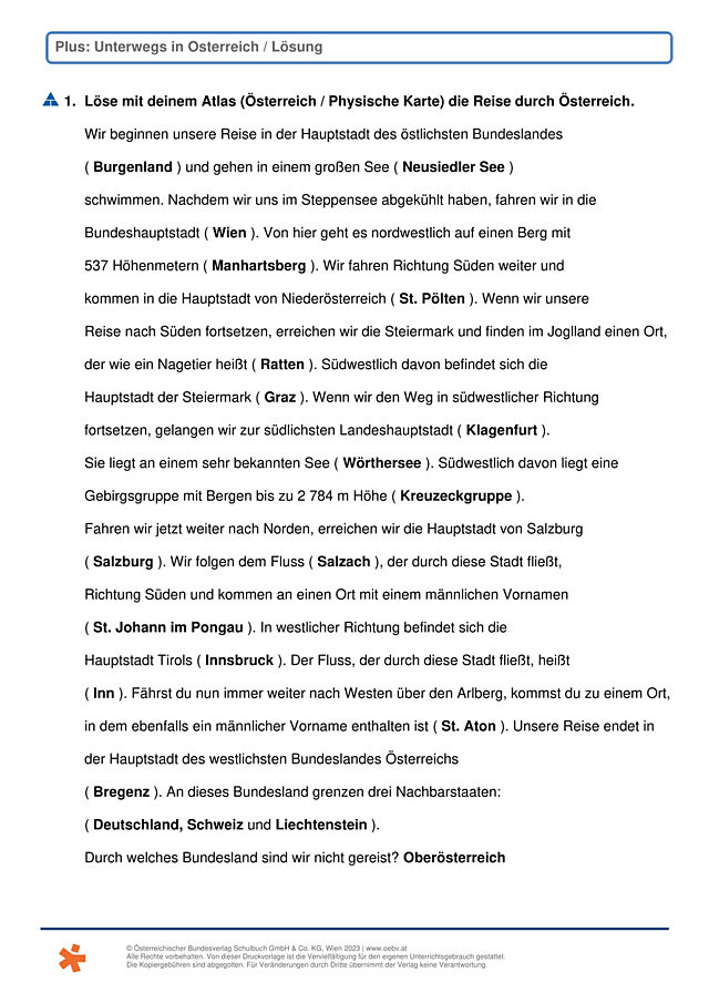 Unterwegs in Österreich