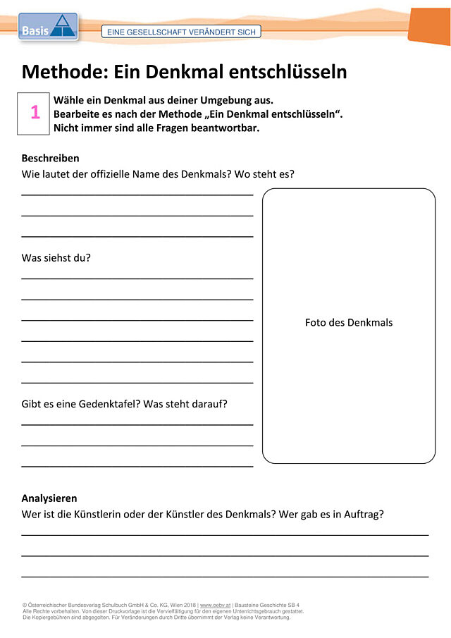Ein Denkmal entschlüsseln