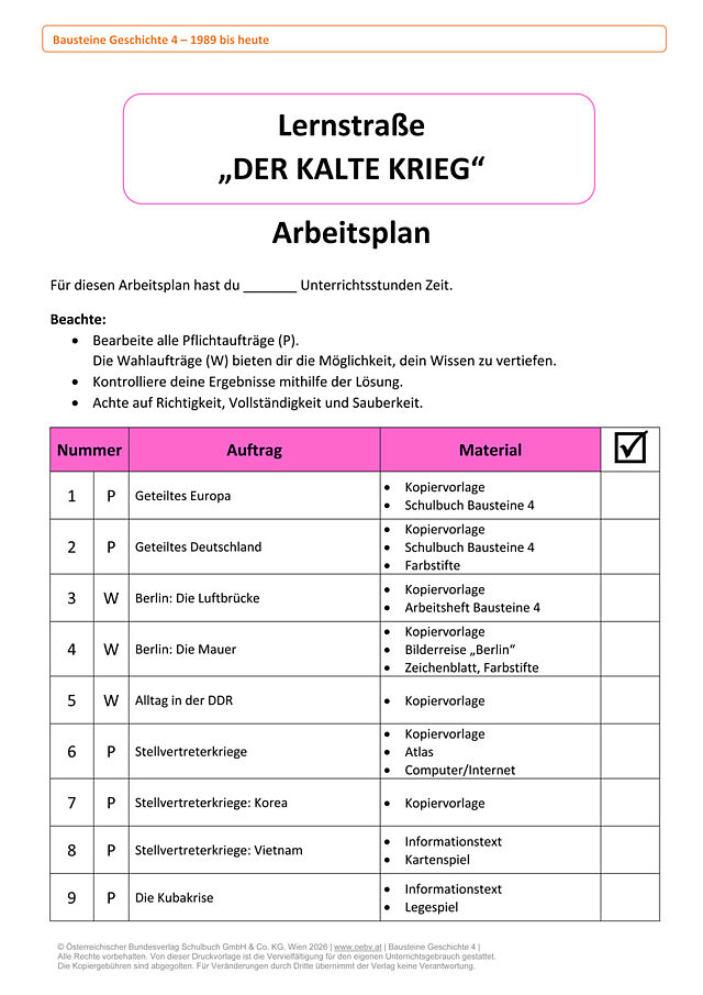 Der Kalte Krieg