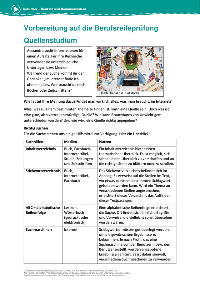 Quellenstudium