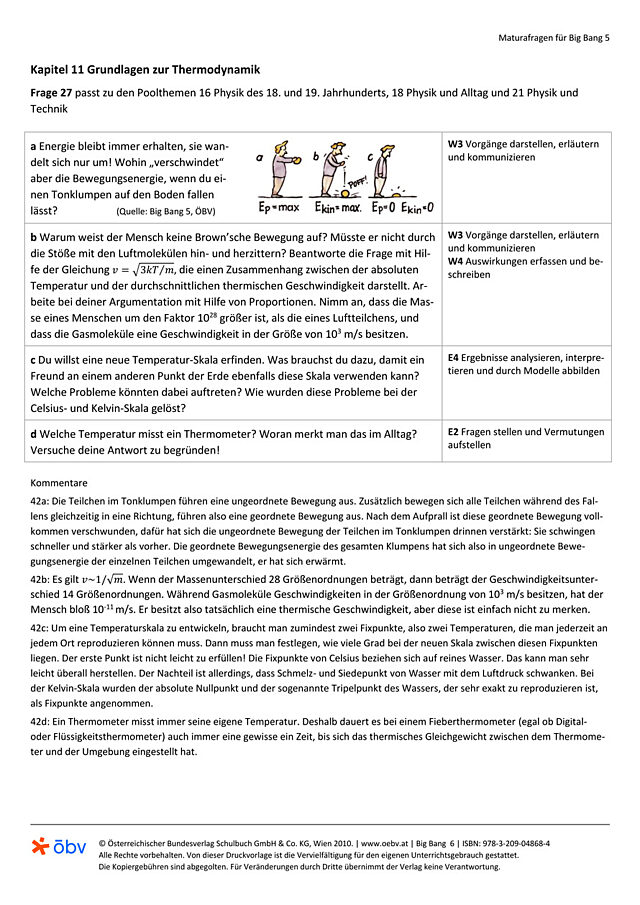 Grundlagen zur Thermodynamik