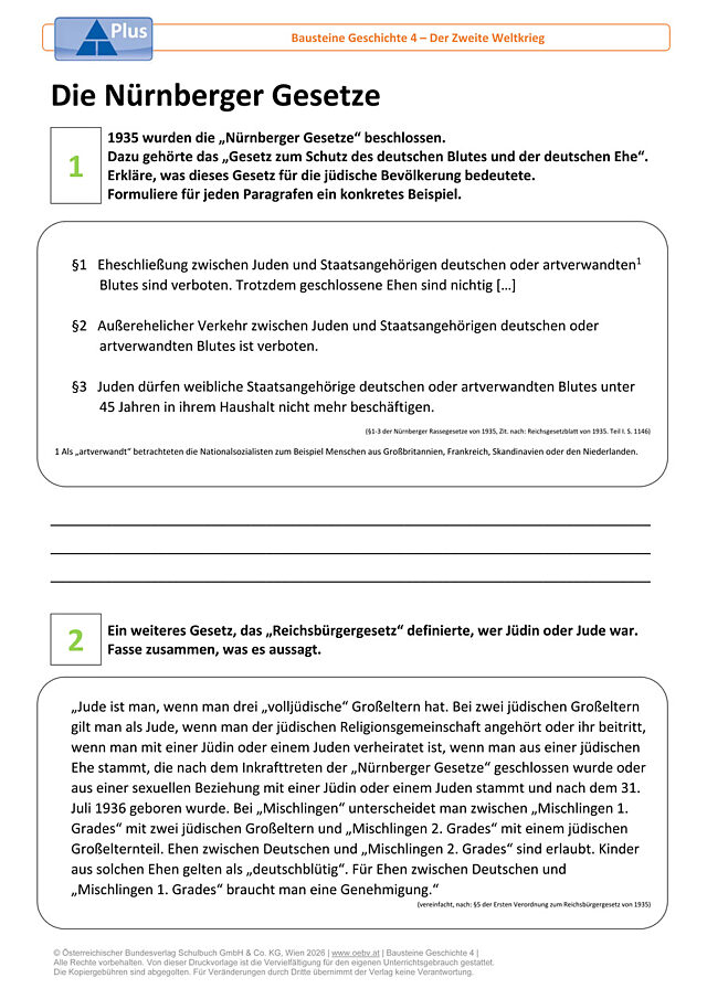 Die Nürnberger Gesetze