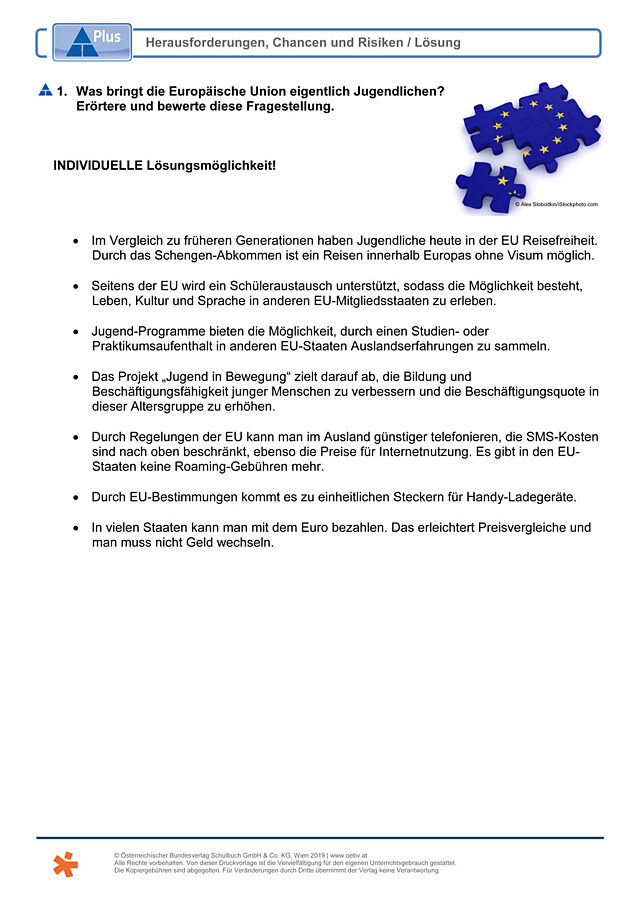 Herausforderungen, Chancen und Risiken