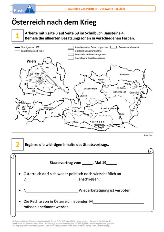 Österreich nach dem Krieg
