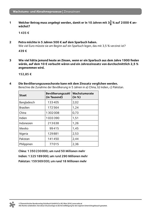 Allgemeines Arbeitsblatt anspruchsvoll
