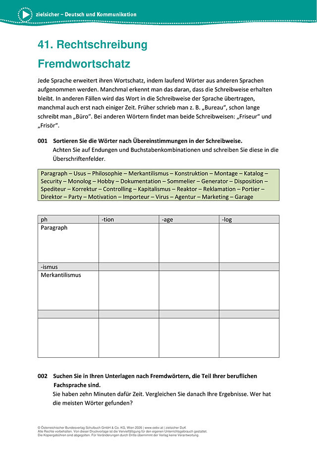 Fremdwortschatz
