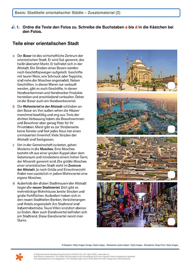 Orientalische Städte