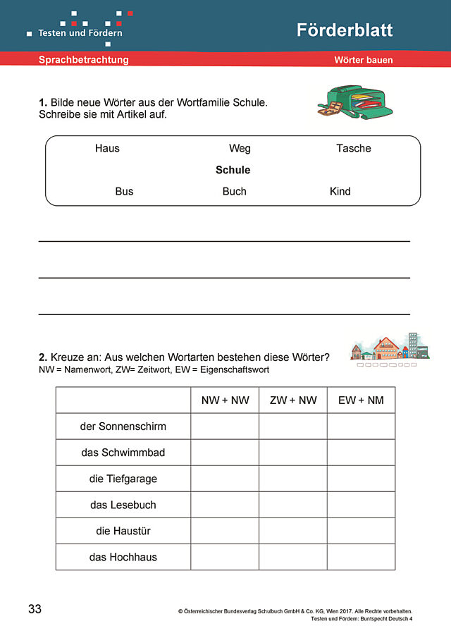 Wörter bauen