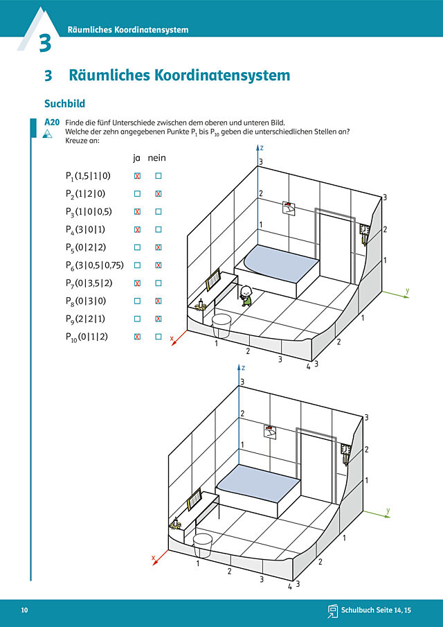 Räumliches Koordinatensystem