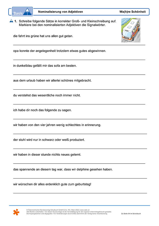 Nominalisierung von Adjektiven