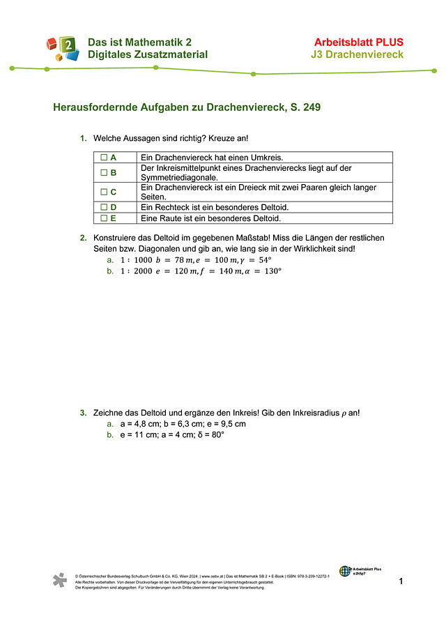 plus AB für Drachenviereck