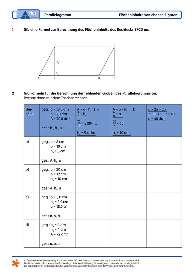 Parallelogramm
