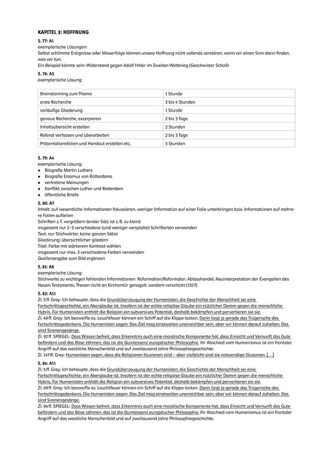 Kapitel 3: Hoffnung