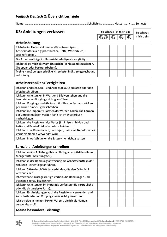 Lernziele Kapitel 2