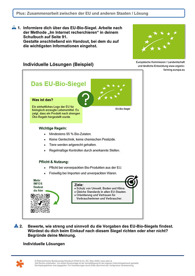 Zusamenarbeit der EU