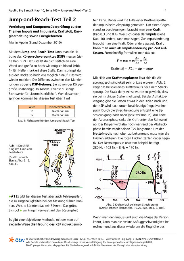Vertiefung und Kompetenzüberprüfung