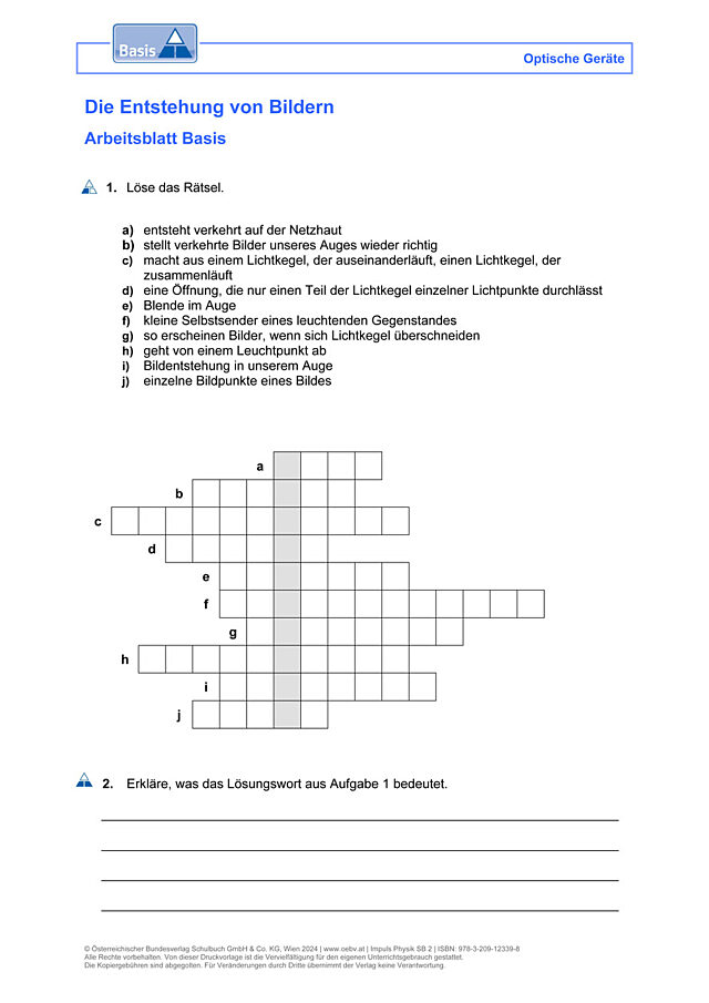 Die Entstehung von Bildern