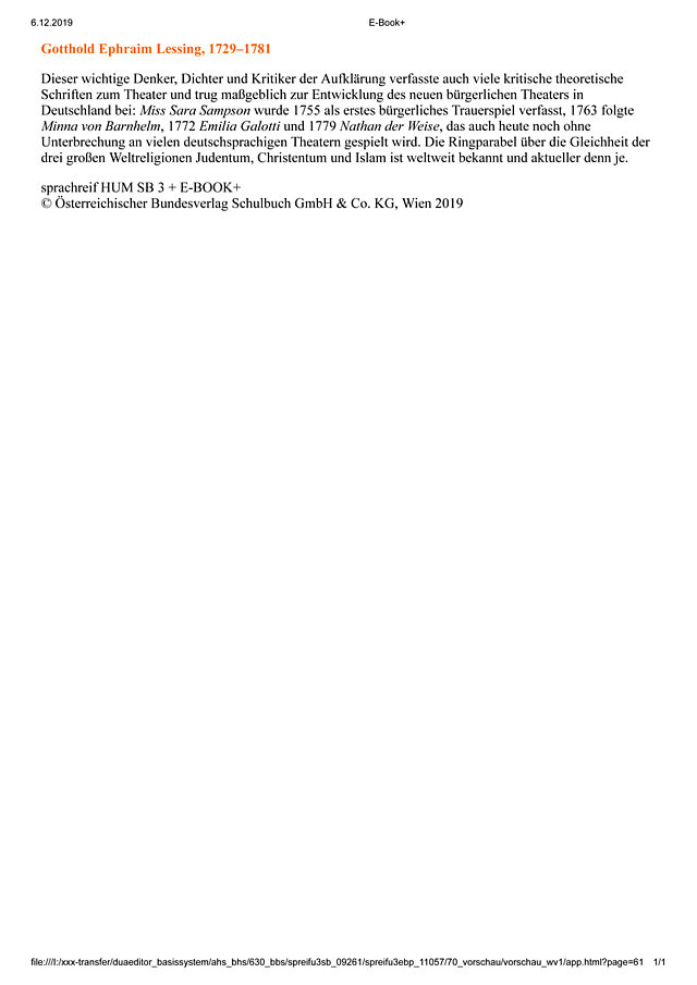 Gotthold Ephraim Lessing