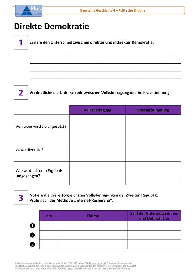 Direkte Demokratie