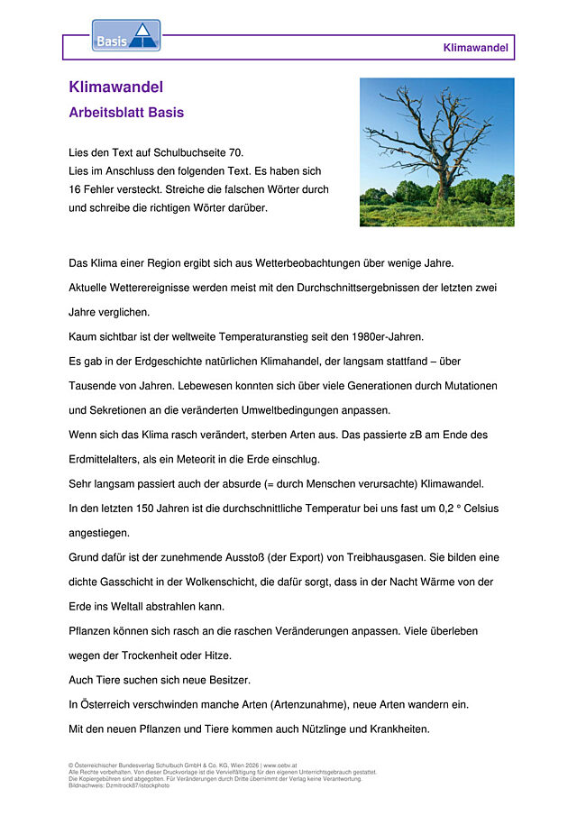 Klimawandel