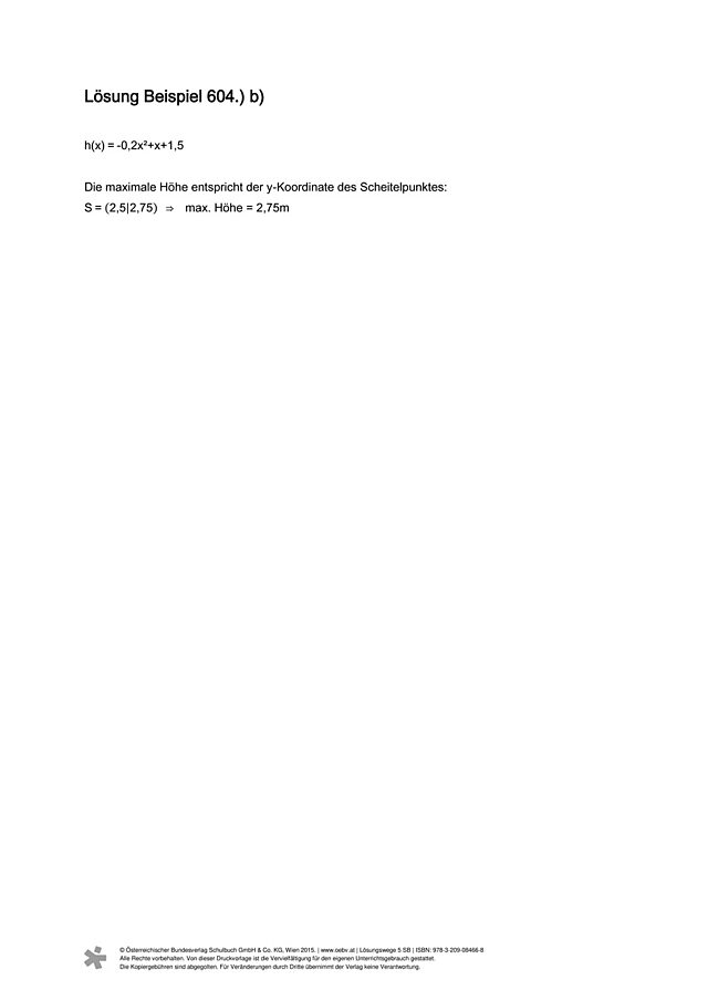Beispiel 604 b