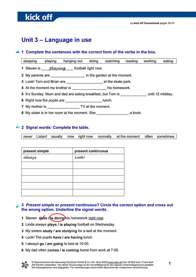 Language in use