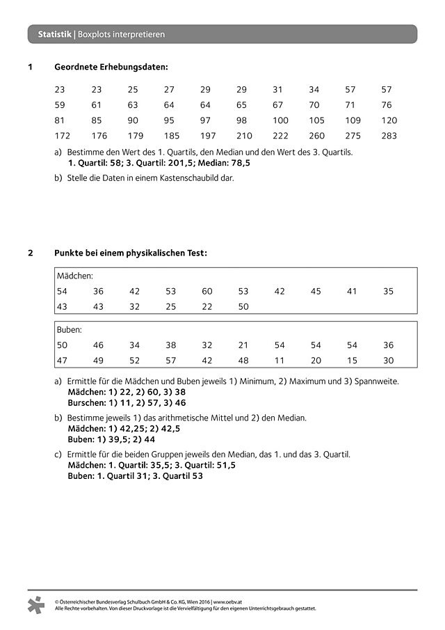 Allgemeines Arbeitsblatt anspruchsvoll