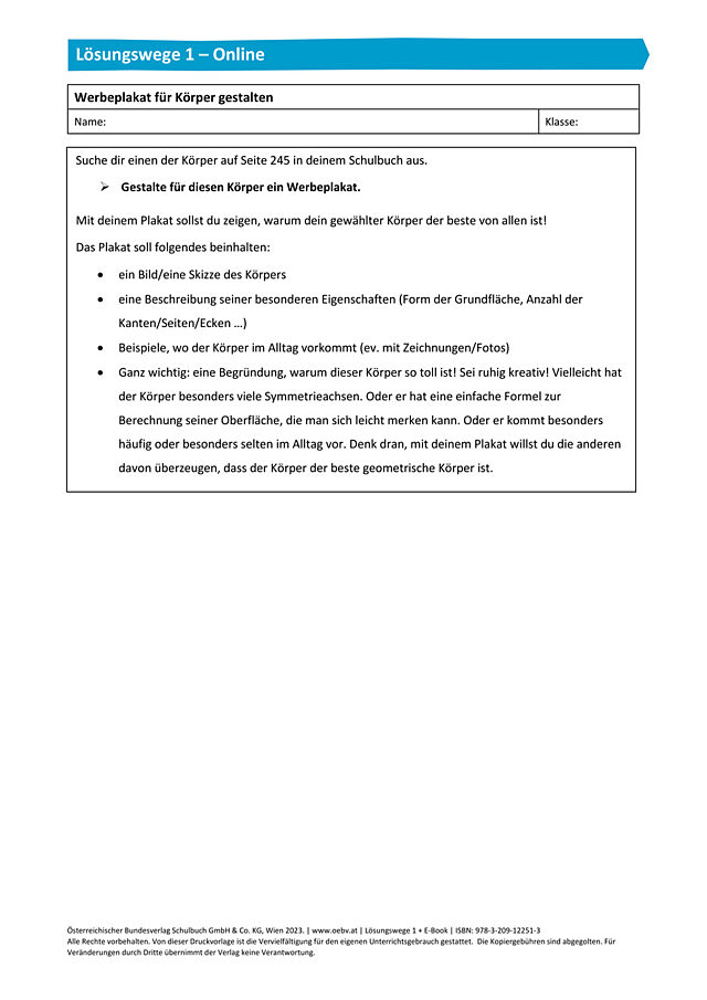 Grundlagen der räumlichen Geometrie 2