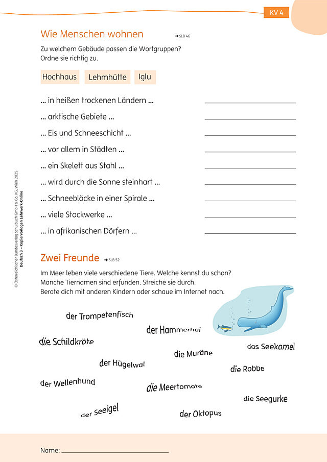 Wie Menschen wohnen, Zwei Freunde