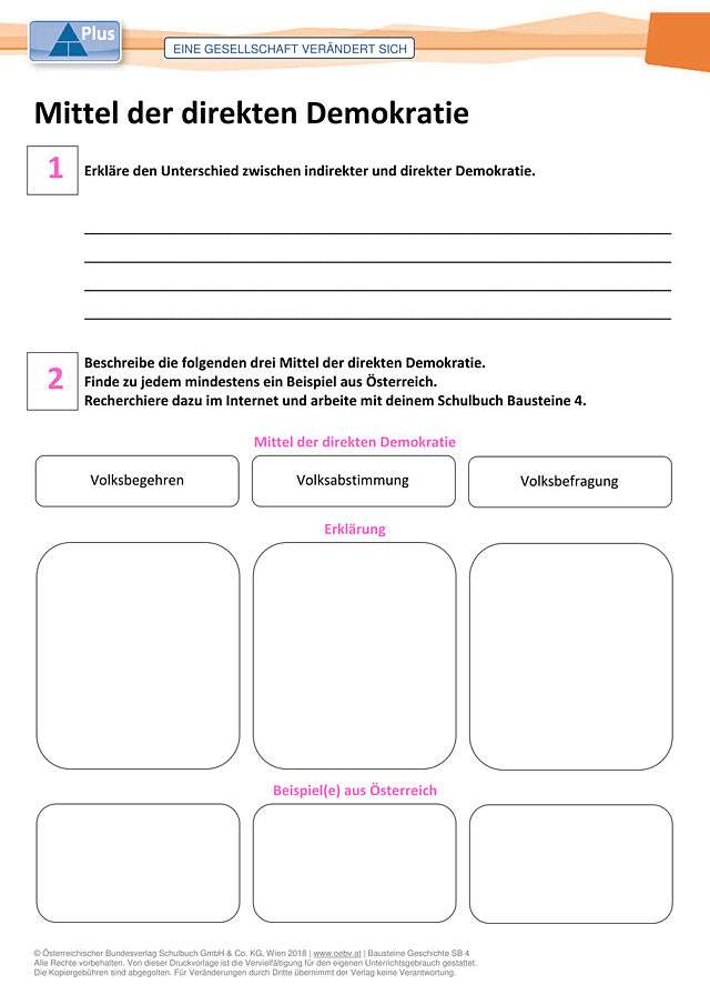 Mittel der direkten Demokratie