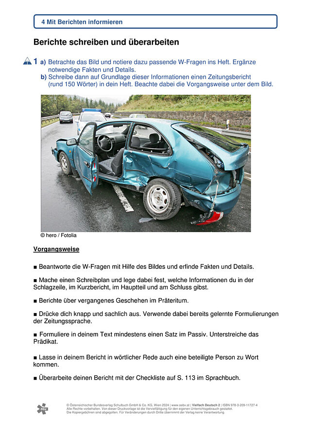Berichte schreiben