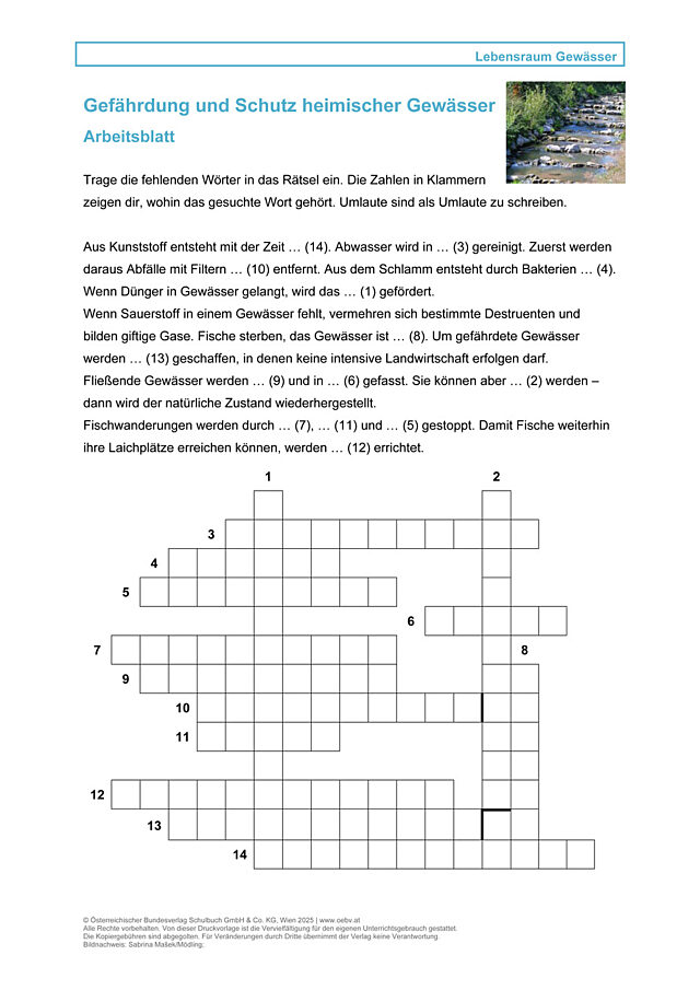 Gefährdung und Schutz heimischer Gewässer